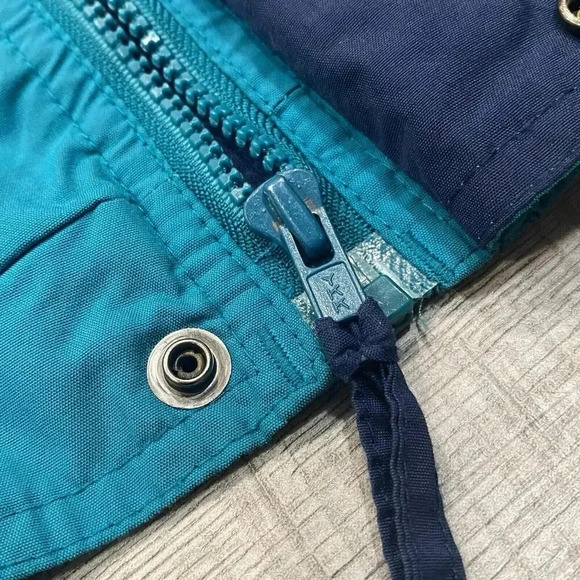 Vintage Sierra Sport Jacket Size‎ Large Blue Windbreaker Outdoor Y2K 90s - Picture 6 of 13